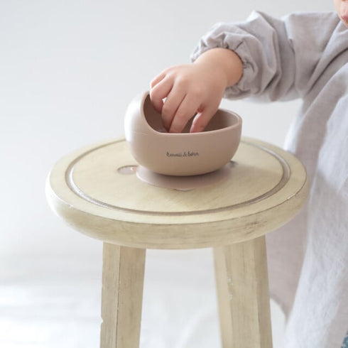 kawaii&born シリコンボウル ベビー食器 離乳食 食器 吸盤タイプ くっつくお皿